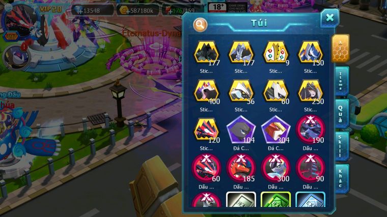 MÃ : #TTS3947 - SV 1477 - TOP2 ALL CHAM - V20 - 4K1 SÁCH - CẶP RỒNG CỘNG HƯỞNG - CẶP KIẾM KHIÊN DYANAMX FULL PET META MẠNH NHẤT HIỆN TẠI THẾ CHO NÓ VUÔNG !!