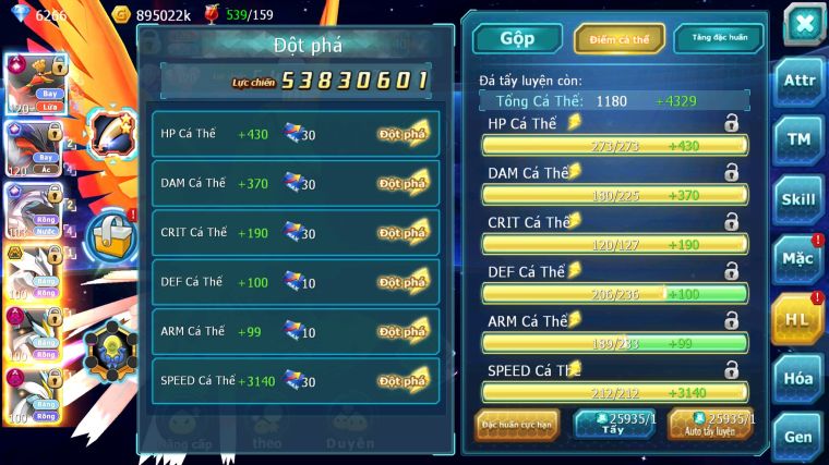 MÃ : #TTS3946 - SV 1253 - V14 - TOP4 - 1K5 SÁCH - HOOH CH DYNAMAX YVETAL CH PALKIA CH UNVOA BC WB DYNAMAX  QUÁ NGON