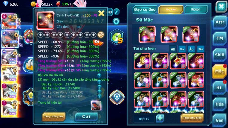 MÃ : #TTS3946 - SV 1253 - V14 - TOP4 - 1K5 SÁCH - HOOH CH DYNAMAX YVETAL CH PALKIA CH UNVOA BC WB DYNAMAX  QUÁ NGON