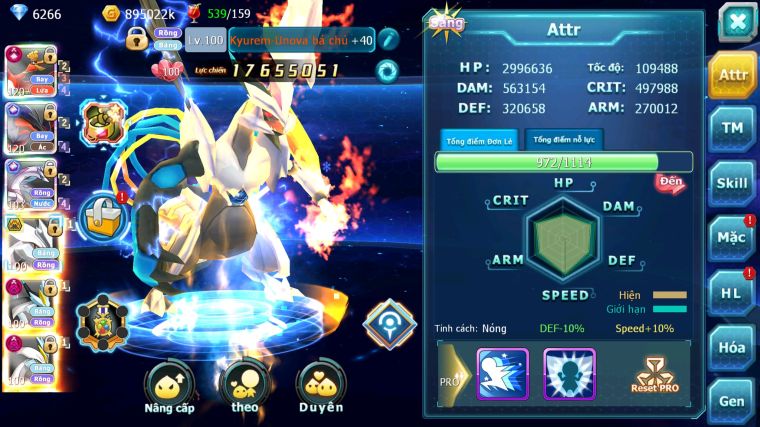 MÃ : #TTS3946 - SV 1253 - V14 - TOP4 - 1K5 SÁCH - HOOH CH DYNAMAX YVETAL CH PALKIA CH UNVOA BC WB DYNAMAX  QUÁ NGON