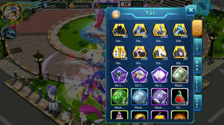 MÃ : #TTS3946 - SV 1253 - V14 - TOP4 - 1K5 SÁCH - HOOH CH DYNAMAX YVETAL CH PALKIA CH UNVOA BC WB DYNAMAX  QUÁ NGON