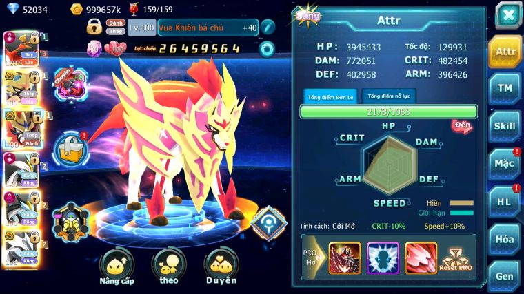 MÃ : #TTS3952 - SV 991 - TOP 3 - 52K KC - HOOH CH DYNAMAX CẶP CHÓ BÁ CHỦ WHITE CH DYNAMAX UNVOA BC BLACK DYANAMX QUÁ NGON