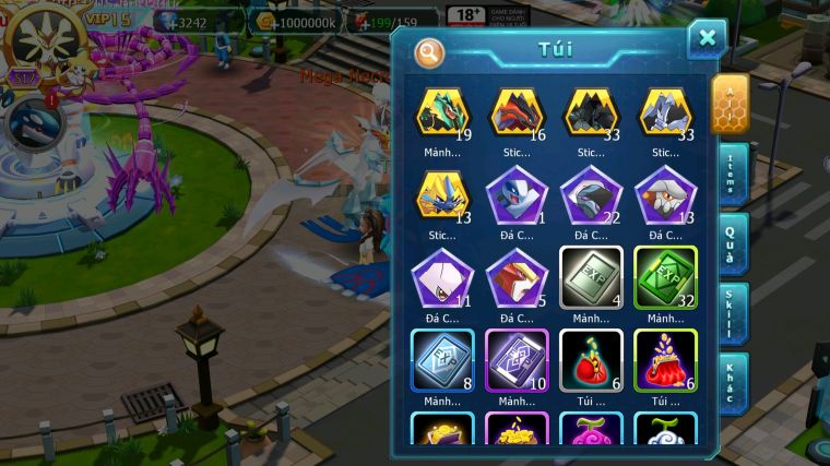 MÃ : #TTS3955 - SV 899 - TOP12 - V15 - HOOH CH DYNAMAX WB CH DYNAMAX MEGANEC LUGIA CỘNG HƯỞNG