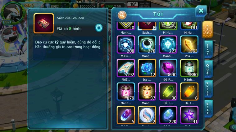 MÃ : #TTS3953 - SV1120 - V7 - HOOH BC UNVOA WB BC THẦN GIÓ BC MEW GIÁP BC CẶP LATI BC NHIỀU PET HT