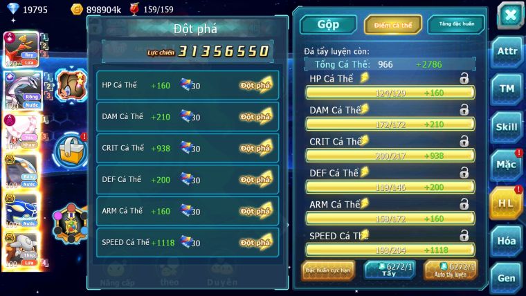 MÃ : #TTS3974 - SV 244 - TOP23 - 1K1 SÁCH - HOOH CH DYAMAX PALKIA CH DIANCIE DYNAMAX CẶP CÁ BC NHIỀU PET BC QUÁ ÊM