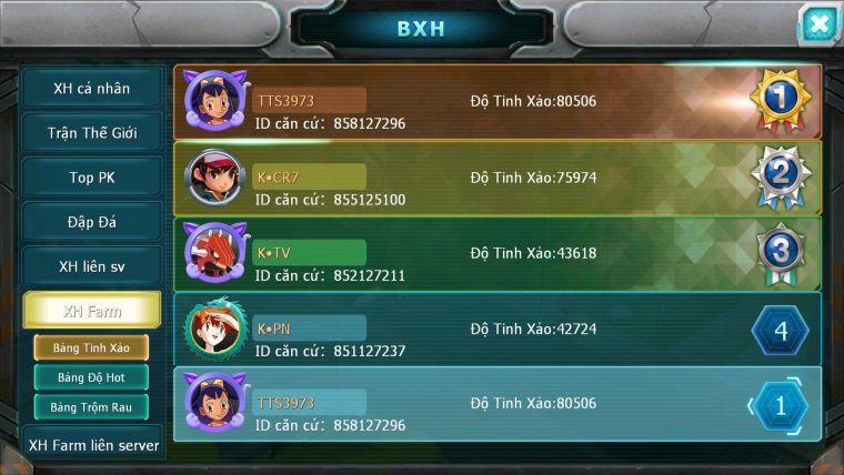 MÃ : #TTS3973 - SV 1758 - TOP3 - 145K KC - 6K8 SÁCH - CẶP RỒNG BÁ CHỦ CỰC NGON TAPU BULU BÁ CHỦ ĐUA TOP ÊM ( ĐÃ GỘP SV )