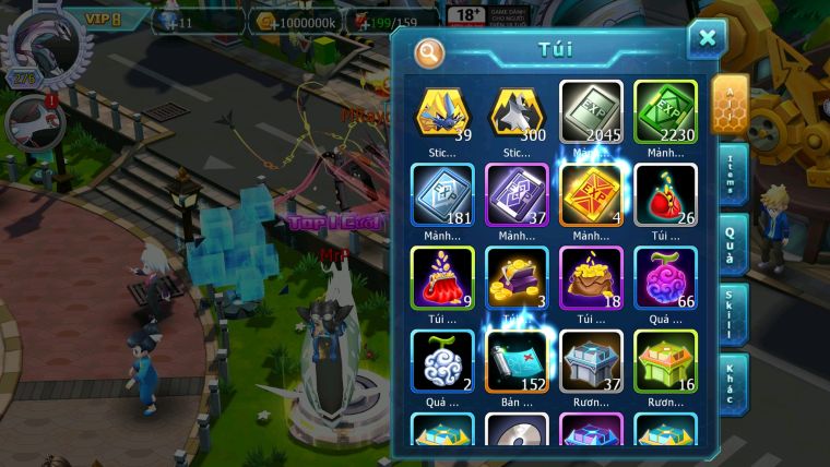 MÃ : #TTS3980 - SV 1141 - V8 - HOOH DYNAMAX WHITE DYNAMAX PALKIA BC UNV BLACK CẶP LATI BC NHIỀU PET HT