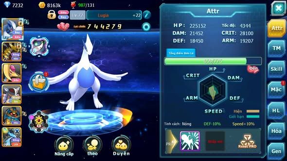 MÃ #TTS3978 - SV 1782 - 500 SÁCH - TOP 27 - LUGIA GIRAINA CẶP LATI