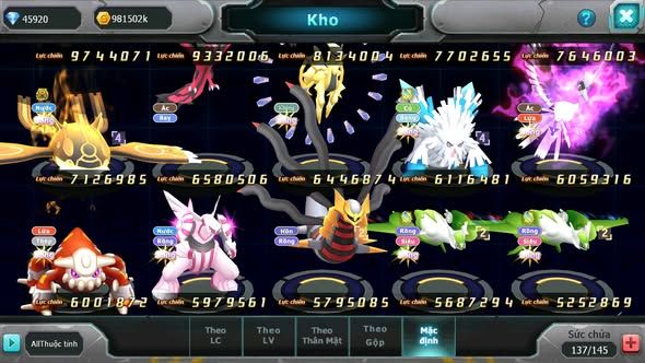 MÃ : #TTS3979 - SV970 - V12 - 45K KC - TOP24 - HOOH DYNAMAX WB BC UNVOA QVLD BC LUGIA BC QVBC BC NHIỀU PET HT