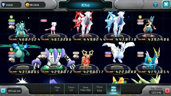 MÃ : #TTS3979 - SV970 - V12 - 45K KC - TOP24 - HOOH DYNAMAX WB BC UNVOA QVLD BC LUGIA BC QVBC BC NHIỀU PET HT