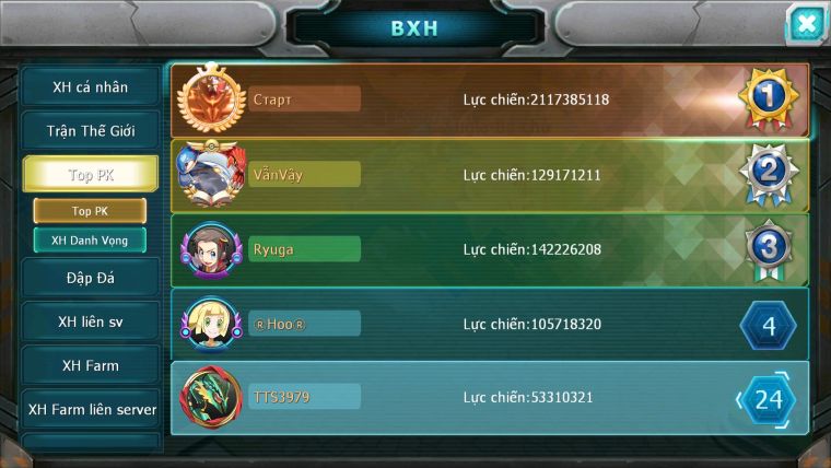 MÃ : #TTS3979 - SV970 - V12 - 45K KC - TOP24 - HOOH DYNAMAX WB BC UNVOA QVLD BC LUGIA BC QVBC BC NHIỀU PET HT