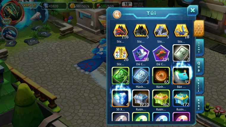 MÃ : #TTS3979 - SV970 - V12 - 45K KC - TOP24 - HOOH DYNAMAX WB BC UNVOA QVLD BC LUGIA BC QVBC BC NHIỀU PET HT