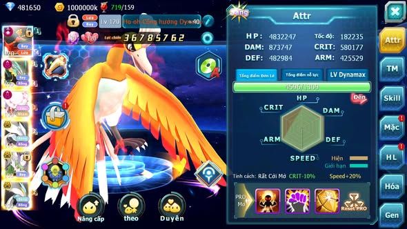 MÃ : #TTS3976 - SV 1117 - TOP15 - 1K8 SÁCH - 481K KC - HOOH CH DYNAMAX RAYQUAZA DYNANMAX DIANCIE DYANMAX UNVOA BÁ CHỦ (10TR AMT)  WB BC