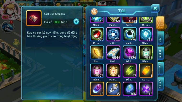 MÃ : #TTS3976 - SV 1117 - TOP15 - 1K8 SÁCH - 481K KC - HOOH CH DYNAMAX RAYQUAZA DYNANMAX DIANCIE DYANMAX UNVOA BÁ CHỦ (10TR AMT)  WB BC