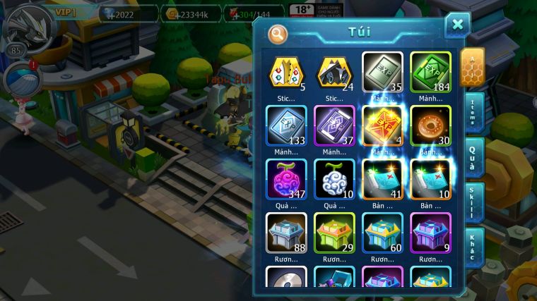 MÃ : #TTS3988 - SV 1733 - V1 - TAPU BULU BÁ CHỦ TAPU FINI UNVOA LUGIA NHIỀU PET HT