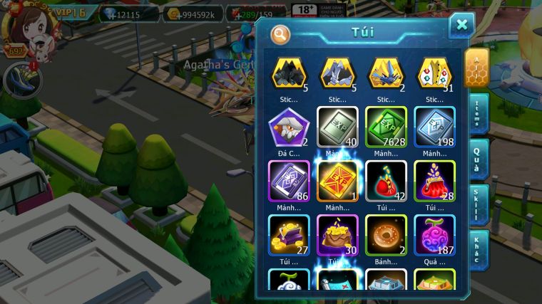 MÃ : #TTS3994 - SV 558 - TOP7 - WB CH DYNAMAX RAYQUAZA DYNAMAX HOOPA BÁ CHỦ HOOH DYNAMAX NHIỀU PET BÁ CHỦ