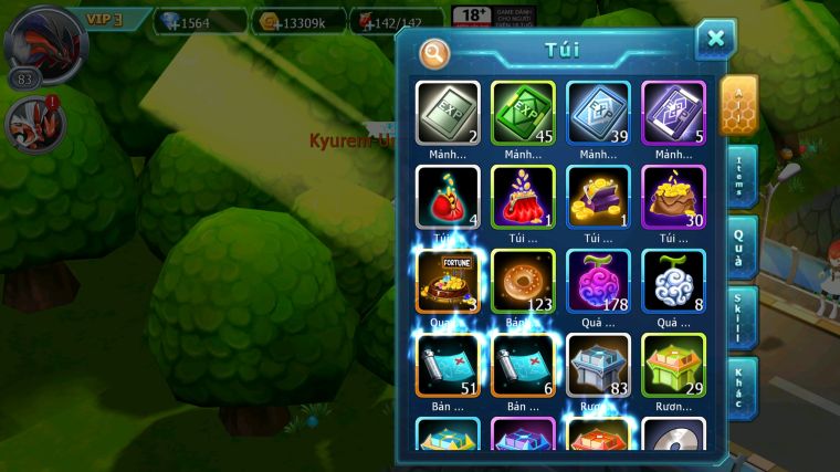 MÃ : #TTS4003 - SV 1700 - V3 - UNVOA RAIKOU LATI TAPU KOKO YVETAL NHIỀU PET HT