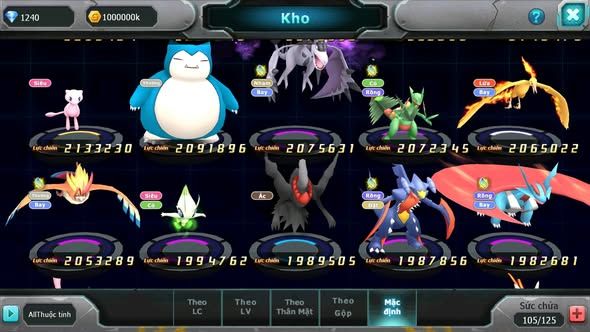 MÃ : #TTS4002 - SV 1617 - V11- HOOH DYNAMAX YVETAL BC THẦN GIÓ BC QVLD BC UNVOA GROUDON BC NHIỀU PET HT