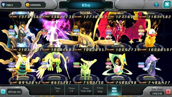 MÃ : #TTS4012 - SV 739 - TOP10 V14 - 70K KC - 2K SÁCH - DIANCIE CH DYNAMAX PALKIA CH HOOH DYNAMAX QVBC BC RẮN BĂNG BC NHIÊU FET BC NGON