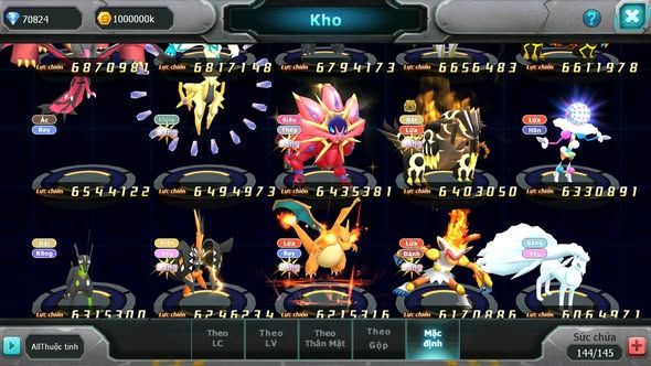 MÃ : #TTS4012 - SV 739 - TOP10 V14 - 70K KC - 2K SÁCH - DIANCIE CH DYNAMAX PALKIA CH HOOH DYNAMAX QVBC BC RẮN BĂNG BC NHIÊU FET BC NGON