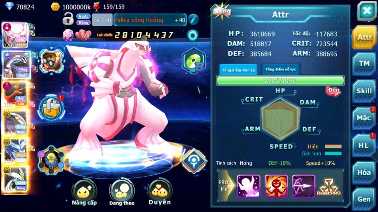 MÃ : #TTS4012 - SV 739 - TOP10 V14 - 70K KC - 2K SÁCH - DIANCIE CH DYNAMAX PALKIA CH HOOH DYNAMAX QVBC BC RẮN BĂNG BC NHIÊU FET BC NGON