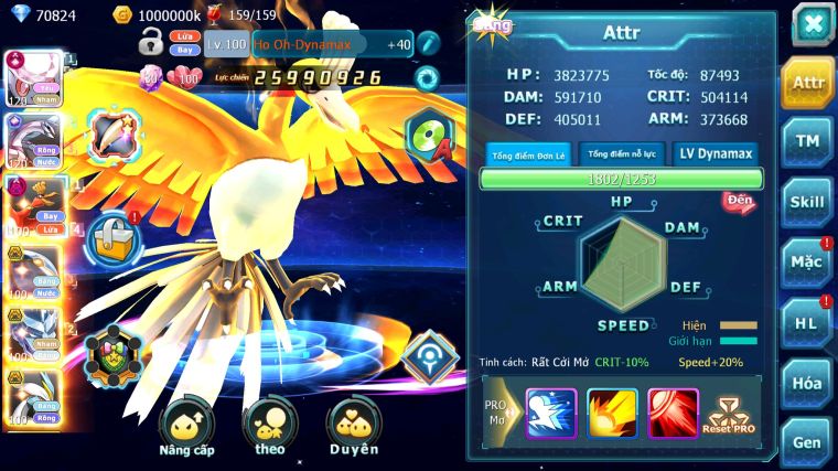 MÃ : #TTS4012 - SV 739 - TOP10 V14 - 70K KC - 2K SÁCH - DIANCIE CH DYNAMAX PALKIA CH HOOH DYNAMAX QVBC BC RẮN BĂNG BC NHIÊU FET BC NGON