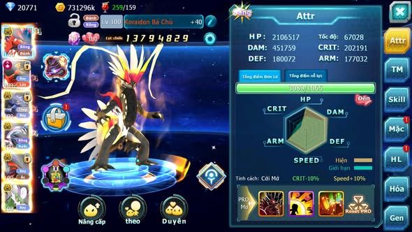 MÃ : #TTS4022 - SV 1603 - TOP31 - 20K KC - 1K9 SÁCH KORAIDON BÁ CHỦ HOOH CH DYNAMAX CHIM SẮT BÁ CHỦ YVETAL BC PALKIA BC NHIỀU PET HT BC