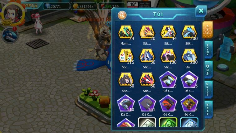 MÃ : #TTS4022 - SV 1603 - TOP31 - 20K KC - 1K9 SÁCH KORAIDON BÁ CHỦ HOOH CH DYNAMAX CHIM SẮT BÁ CHỦ YVETAL BC PALKIA BC NHIỀU PET HT BC