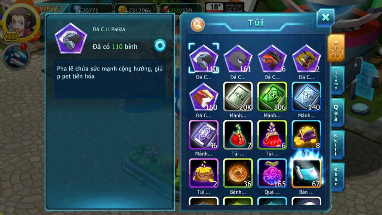 MÃ : #TTS4022 - SV 1603 - TOP31 - 20K KC - 1K9 SÁCH KORAIDON BÁ CHỦ HOOH CH DYNAMAX CHIM SẮT BÁ CHỦ YVETAL BC PALKIA BC NHIỀU PET HT BC