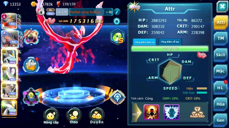 MÃ : #TTS4026 - SV 1526 - V14 - TOP 11 - 1K8 SÁCH HOOH CH DYNAMAX BUILD CỰC KHỎE YVETAL CH BLAKC BC THẦN GIÓ BC RX BC