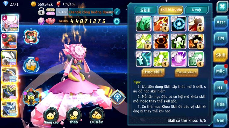 MÃ : #TTS4034 - SV 326 - V13 - TOP 5 ALL - 2K5 SÁCH - DIANCIE CH DYNAMAX HOOH CH DYNAMAX UNVOA WB BC NHIỀU PET BC NGON