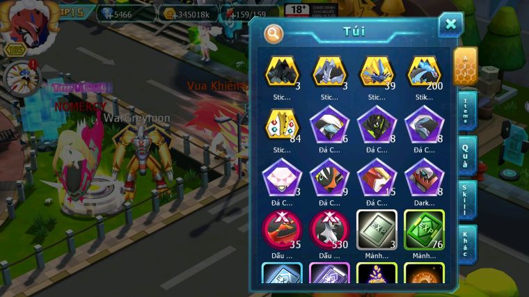 MÃ : #TTS4040 - SV 1623 - TOP34 - V15 - 1K7 SÁCH  - VUA KHIÊN BÁ CHỦ HOOH CH DYNMAX MEGA NEC PR DIGALA BC ROBOT BÁ CHỦ