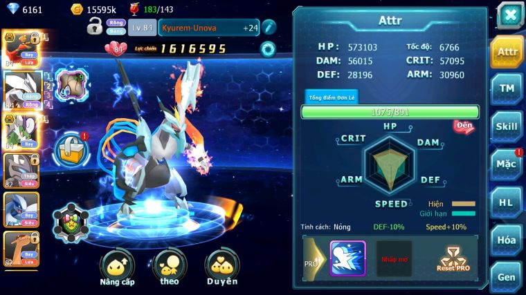 MÃ : #TTS4039 - SV 1761 - V9 - TOP15 - HOOH BÁ CHỦ UNVOA THẦN GIÓ BC NHIỀU PET HT ĐUA TOP CỰC NGON