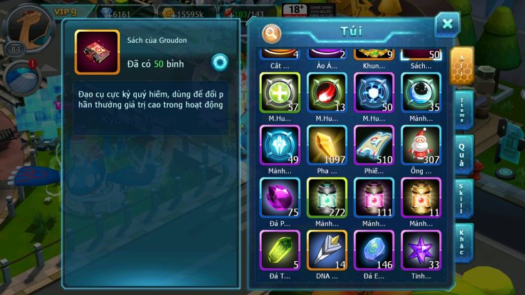 MÃ : #TTS4039 - SV 1761 - V9 - TOP15 - HOOH BÁ CHỦ UNVOA THẦN GIÓ BC NHIỀU PET HT ĐUA TOP CỰC NGON