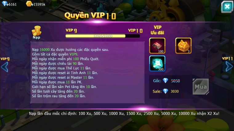 MÃ : #TTS4039 - SV 1761 - V9 - TOP15 - HOOH BÁ CHỦ UNVOA THẦN GIÓ BC NHIỀU PET HT ĐUA TOP CỰC NGON