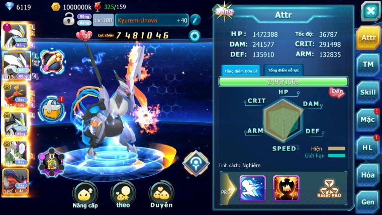 MÃ : #TTS4043 - SV 1418 - V12 - WHITE DYNAMAX UNVOA BLACK BC HOOH BC THẦN GIÓ BC Z100 BÁ CHỦ CẶP QVLD BÁ CHỦ