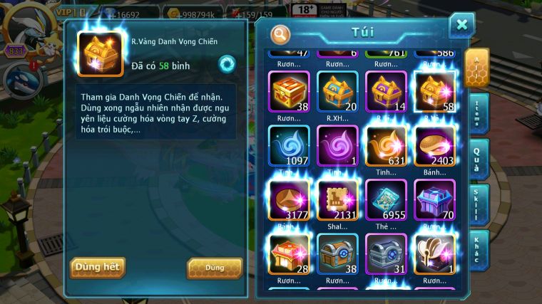 MÃ : #TTS4042 - SV 159 - TOP2-3 - WB CH DYNAMAX LC SIÊU KHỦNG RAYQUAZA BC HOOH DYNAMAX UNVOA CẶP CÁ BC NHIỀU PET BC