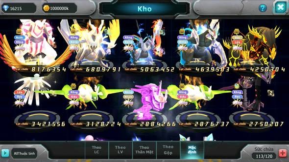 MÃ : #TTS4050 - SV 1577 - V12 - 16K KC - 3K3 SÁCH - PALKIA BÁ CHỦ UNVOA WB BC CẶP LATI BC QVLD BC QUÁ NGON