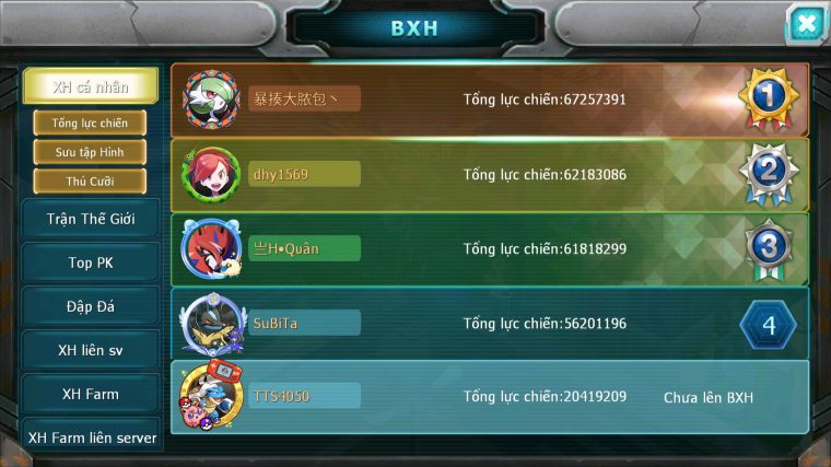 MÃ : #TTS4050 - SV 1577 - V12 - 16K KC - 3K3 SÁCH - PALKIA BÁ CHỦ UNVOA WB BC CẶP LATI BC QVLD BC QUÁ NGON