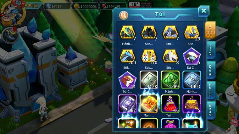 MÃ : #TTS4050 - SV 1577 - V12 - 16K KC - 3K3 SÁCH - PALKIA BÁ CHỦ UNVOA WB BC CẶP LATI BC QVLD BC QUÁ NGON