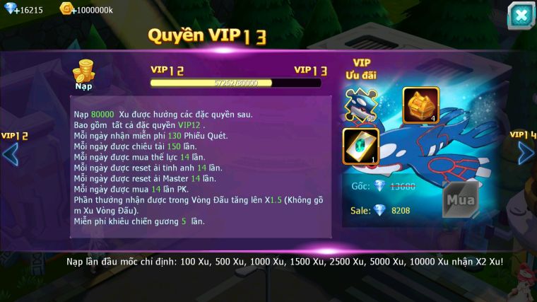 MÃ : #TTS4050 - SV 1577 - V12 - 16K KC - 3K3 SÁCH - PALKIA BÁ CHỦ UNVOA WB BC CẶP LATI BC QVLD BC QUÁ NGON