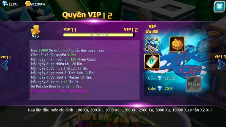 MÃ : #TTS4048 - SV 1383 - V11 - HOOH DYNAMAX DIANCIE DYNAMAX LUGIA BC UNVOA THẦN GIÓ BC QVLD BC NHIỀU PET HT