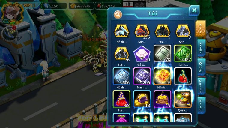 MÃ : #TTS4048 - SV 1383 - V11 - HOOH DYNAMAX DIANCIE DYNAMAX LUGIA BC UNVOA THẦN GIÓ BC QVLD BC NHIỀU PET HT