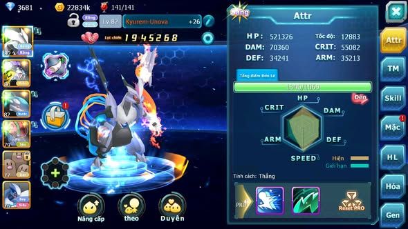 MÃ : #TTS4046 - SV 1773 - TOP 6 - 1K SÁCH - UNVOA RAIKOU KYOGRE BUILD CỰC CHẤT ĐUA TOP CỰC NGON