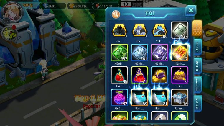 MÃ : #TTS4046 - SV 1773 - TOP 6 - 1K SÁCH - UNVOA RAIKOU KYOGRE BUILD CỰC CHẤT ĐUA TOP CỰC NGON