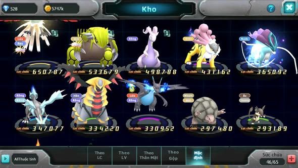 MÃ : #TTS4055 - SV 1743 - V5 - HOOH GROUDON GOODRA RAIKOU SUICUN