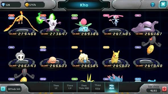 MÃ : #TTS4055 - SV 1743 - V5 - HOOH GROUDON GOODRA RAIKOU SUICUN