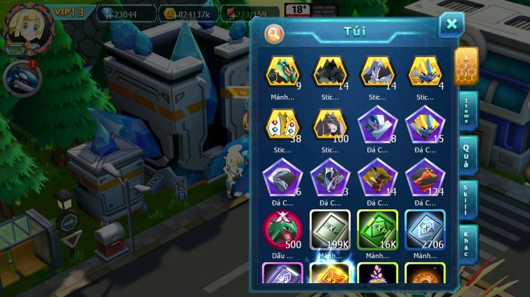 MÃ : #TTS4054 - SV 1335 - TOP 11 ALL - V13 - DIANCIE CH DYNAMAX HOOH DYNAMXA RAYQUAZA BC CẶP CÁ BC SAKATAKA BC QUÁ NGON