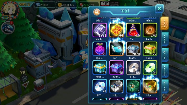 MÃ : #TTS4054 - SV 1335 - TOP 11 ALL - V13 - DIANCIE CH DYNAMAX HOOH DYNAMXA RAYQUAZA BC CẶP CÁ BC SAKATAKA BC QUÁ NGON