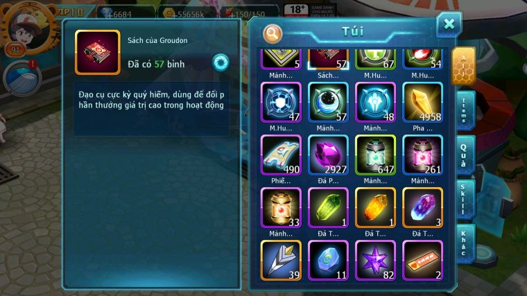 MÃ : #TTS4051 - SV 1735 - V10 - DIANCIE DYNAMAX UNVOA RẮN BĂNG BÁ CHỦ SAKTA BÁ CHỦ QUÁ NGON